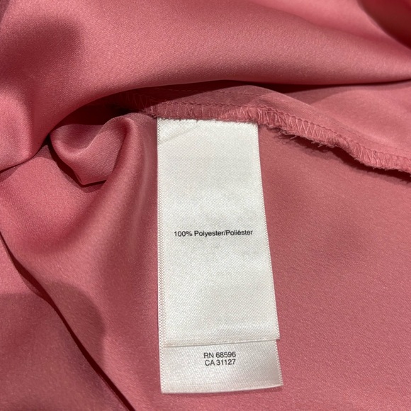 DKNY Long Sleeve oversized Rose Blouse, size XS - Picture 8 of 9